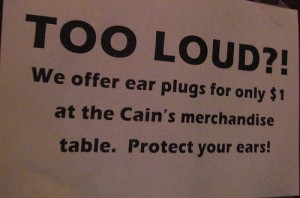 Too Loud Sign