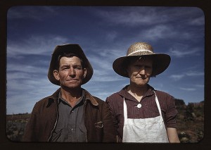 Jim Norris and wife, homesteaders, Pie Town, New Mexico (LOC)