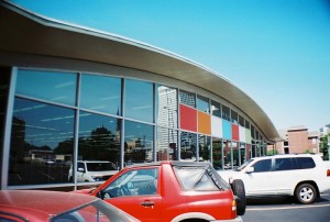 Tulsa's Temporary Central Library for the next two years, former Safeway Store,