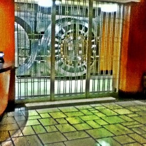 Walking in #downtowntulsa #tunnels today I found where all the money is kept #bank #vault