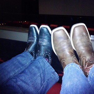 #his and #hers #boots at the #movies #igersok