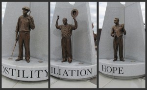 Picnik collage - Reconciliation Sculpture 1
