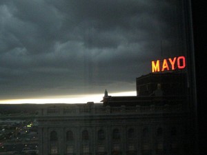 Mayo Hotel in a Storm
