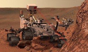 Curiosity at Work on Mars