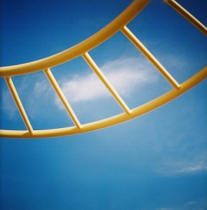 Yellow Bars and Blue Sky