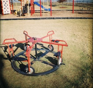 Red Playground Equpment