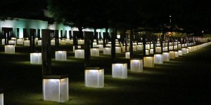 Oklahoma City Memorial at Night