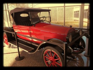 Vintage Car at Tulsa Airport