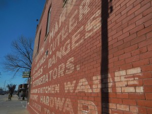 Brady District Ghost Sign