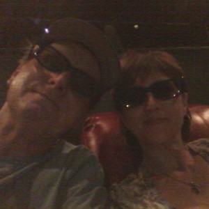 At the #movies #selfie with Heather