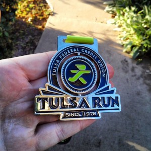 #tulsarun finisher medal