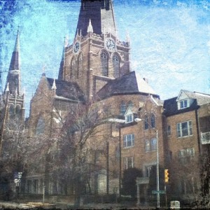 Holy Family Cathedral - the back side