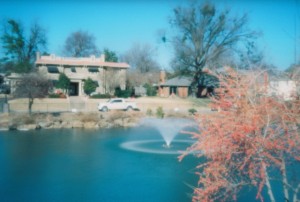 Swan Lake Fountain - Pinhole Photography