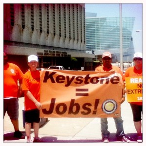 #protest #environment #energy #jobs #keystone #tulsa - these guys think my iPod is cute.