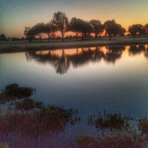 #lafortunepark #pond #reflections #igersok #myoklahoma #best_skyshots #snapseed