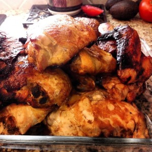 #smoked # chicken 5 hours in the smoker.  Pretty darn good even if I say so myself #july4